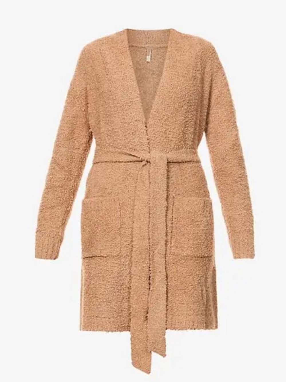 SKIMS Cozy Knit Robe in Camel NWT Women’s 2X/3X Ultra-soft Textured Boucle’ Yarn